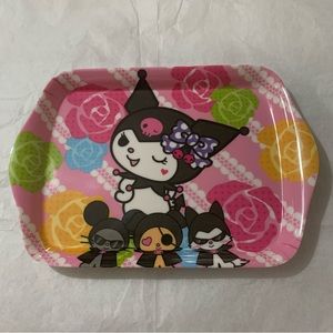 Kuromi Small Pink Plastic Tray
